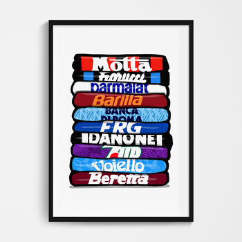 Football Shirt Stack Poster, 4 of 12
