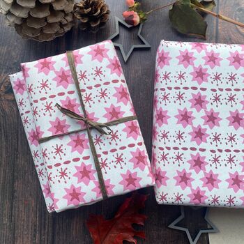 Star Paper Fibre Wrapping Paper Set, 9 of 12