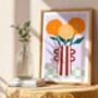 Magnolias Vase Print, thumbnail 1 of 5