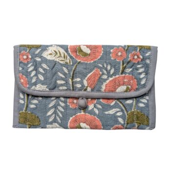 Colourful Handmade Quilted Block Printed Pouches, 5 of 6