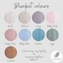 Personalised Knitted Cotton Baby Blanket, thumbnail 11 of 11