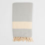 Nordic Handwoven Hammam Towel, thumbnail 3 of 9