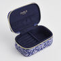 Blue Ditsy Jewellery Box Small, thumbnail 5 of 5