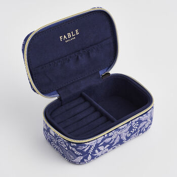 Blue Ditsy Jewellery Box Small, 5 of 5