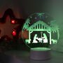 Christmas Nativity Scene LED Light Decoration, thumbnail 4 of 8