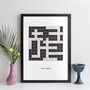 Personalised Traditional Family Crossword Print Gift, thumbnail 9 of 12