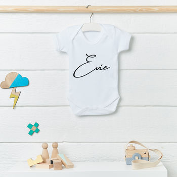 Personalised Name Baby Grow, 4 of 9