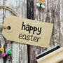Happy Easter Small Two Font Rubber Stamp, thumbnail 1 of 2