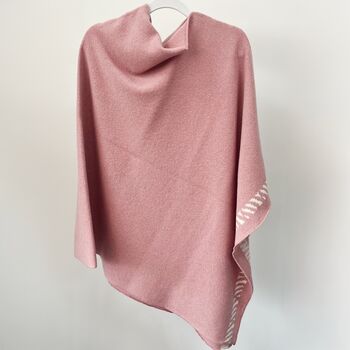 Lambswool Knitted Poncho, 2 of 12