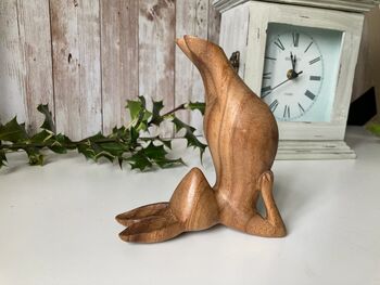 11cm Yoga Bunny Rabbit Figurine Pilates Statue Gift, 7 of 10
