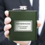'Fatherhood Is A Whisky Business' Hip Flask, thumbnail 7 of 8