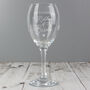 Personalised Mother Of The Bride Wine Glass, thumbnail 3 of 4