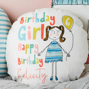 Children's Personalised Birthday Cushion, 5 of 5