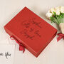Personalised A5 Red Gift Box, thumbnail 4 of 8