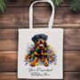Personalised Rottweiler In Christmas Lights, thumbnail 8 of 10