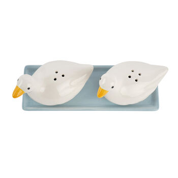 Bramble Farm Duck Salt And Pepper Shakers In Gift Box | Farm Yard Animals | Country Kitchen Decor | Tableware | Cruet Set, 5 of 6