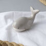 Grey Ceramic Whale Ornament, thumbnail 1 of 5