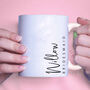Personalised Bridal Party Sideways Bridesmaid Mug, thumbnail 2 of 4