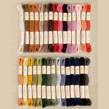 Dmc Eco Vita Naturally Dyed Organic Wool Thread Box Of 30, 2 of 5