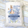 Personalised New Baby Peter Rabbit Teddy And Bag, thumbnail 3 of 3