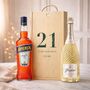 Personalised 21st Birthday Aperitif Gift Set With Custom Lid, thumbnail 2 of 11