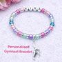 Personalised Gymnast Bracelet Gymnastics Gift For Girls, thumbnail 3 of 12