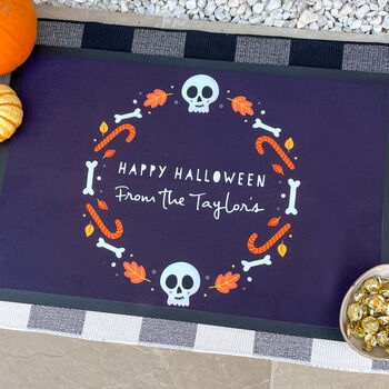 Personalised Halloween Family Name Doormat, 2 of 5