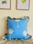 Bespoke Made Indian Blockprint Cushion, thumbnail 1 of 4