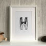 Illustrated Balloon Letter Print A To Z, thumbnail 5 of 9