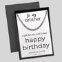Curb Chain Send Your Brother Birthday Message, thumbnail 3 of 6