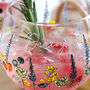 Personalised Wildflower Balloon Gin Glass, thumbnail 2 of 4