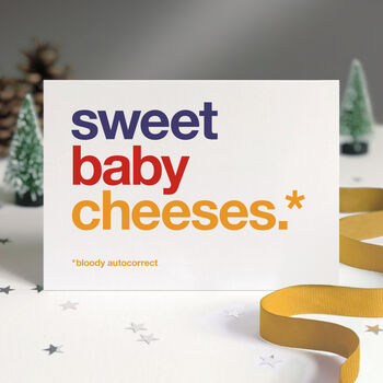 Funny Autocorrected Christmas Cards Twenty Four Pack, 6 of 12