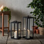 Bowen Lantern Duo With LED Candles, thumbnail 1 of 1