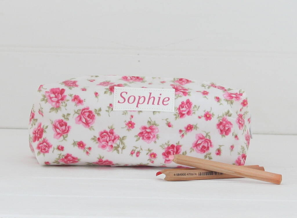 Personalised Wipe Clean Pencil Case By Lucy Lilybet