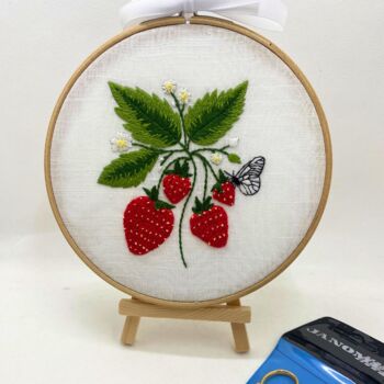Strawberry Embroidery Kit, 9 of 12
