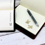 Personalised Italian Leather Notebook | Undated Diary, thumbnail 5 of 8