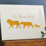 Personalised Lion Family Foil Print, thumbnail 3 of 5
