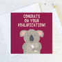 'Koalafication' Koala Graduation / Exam Card, thumbnail 1 of 1