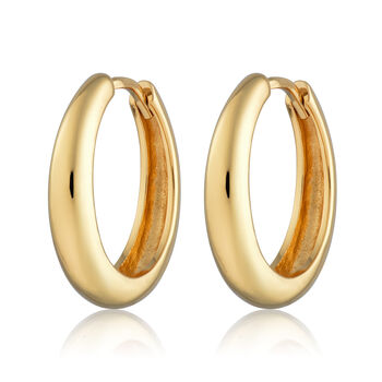 Large Foundation Classic Hoop Earrings, 5 of 5
