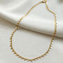 Sofia Gold Dotted Chain Necklace, thumbnail 2 of 3