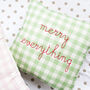 Cushion Embroidery Kit Christmas Merry Everything, thumbnail 3 of 7