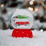 Christmas Camper Van Snow Globe, thumbnail 1 of 2