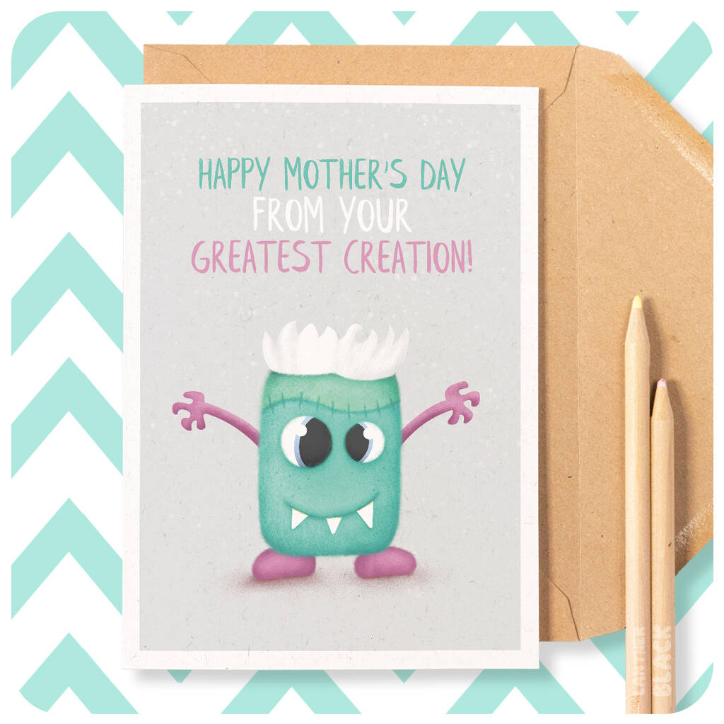 Greatest Creation Funny Happy Mother's Day Card For Mum, 1 of 6