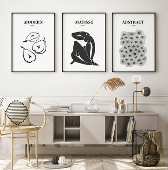 Set Of Three Modern Art Prints For Home, 5 of 6