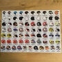 Formula One Grand Prix Driver's Helmets Jigsaw, thumbnail 4 of 9