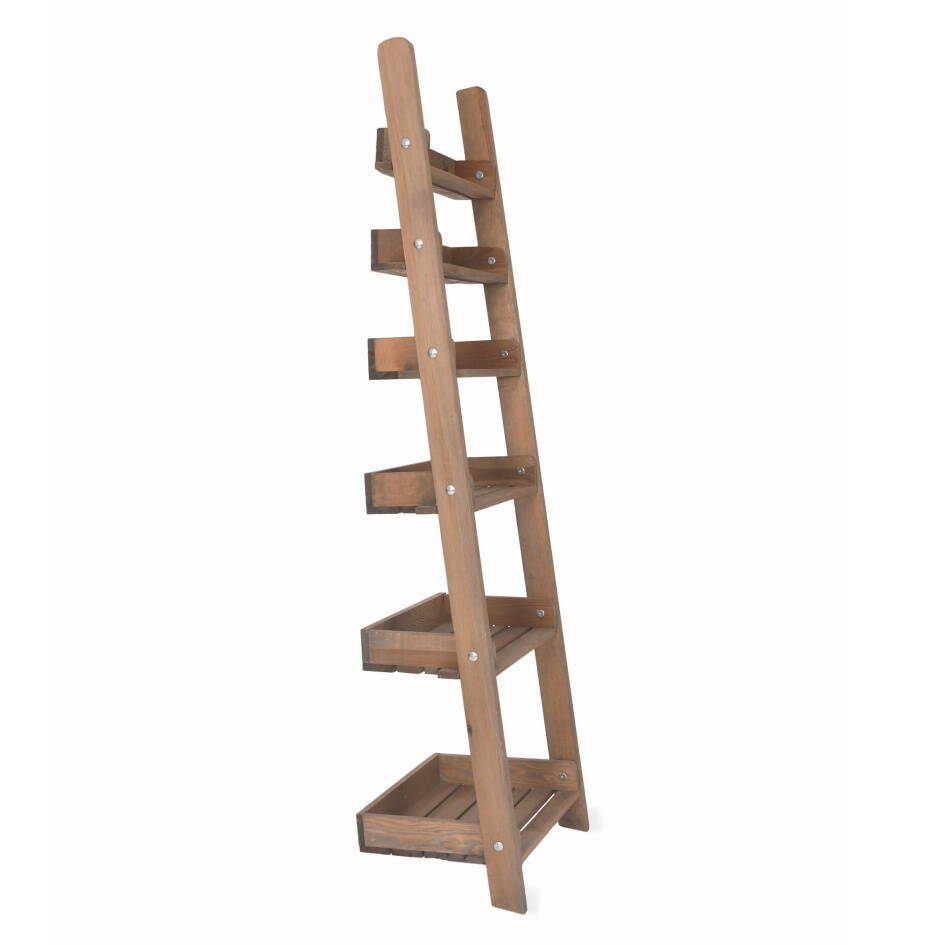 Wooden Ladder Shelf By All Things, Step Ladder Display Shelves