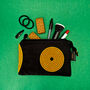 Small African Print Zip Pouch | Tunde Print, thumbnail 3 of 5