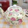Two Cup Teapot In Rose Design, thumbnail 2 of 7