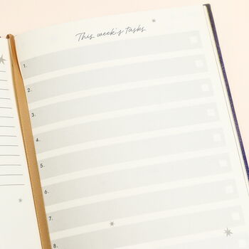 Navy Celestial Goals And Aspirations Journal, 5 of 7