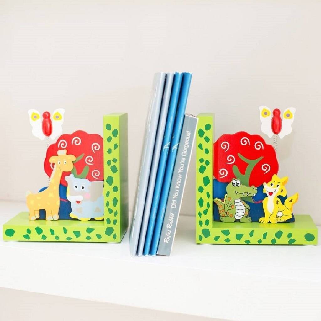 Children's Personalised Animal Bookends By Harmony At Home Boutique